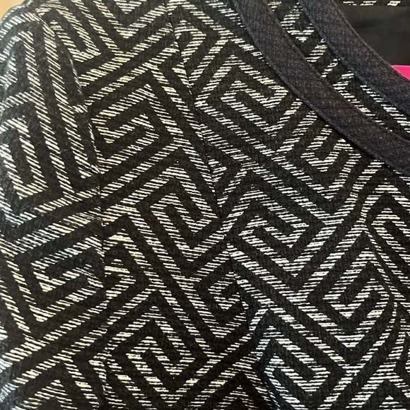 Pendleton 100% cotton all over geometric work career professional blazer size 16 - Picture 6 of 13